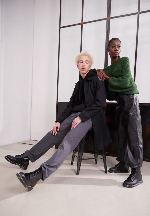 Dr.martens Norge 1460 Støvlett Med Snøre Ankelstøvletter Svart