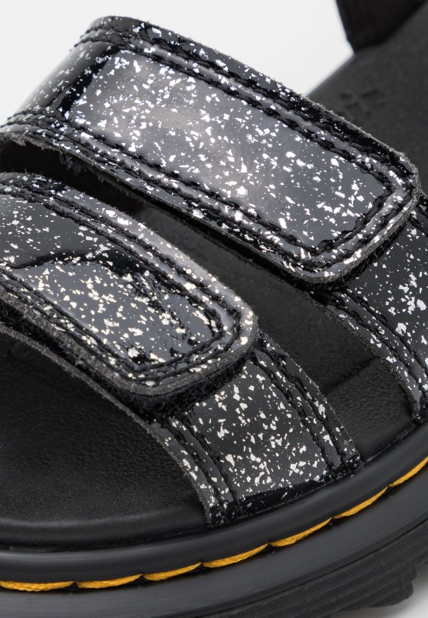 Svart Kosmisk Glitter Dr.martens Norge Klaire Sandaler