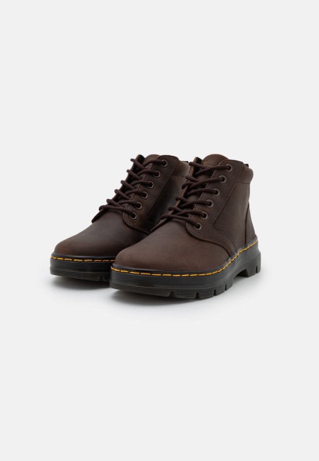 Mørkebrune Dr.martens Norge Bonny Unisex Ankelstøvletter Med Snøring
