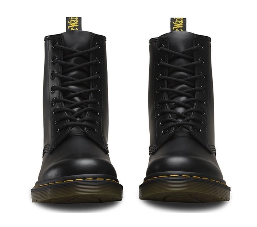 Sort Glatt Dr.martens Norge 1460 Glatt
