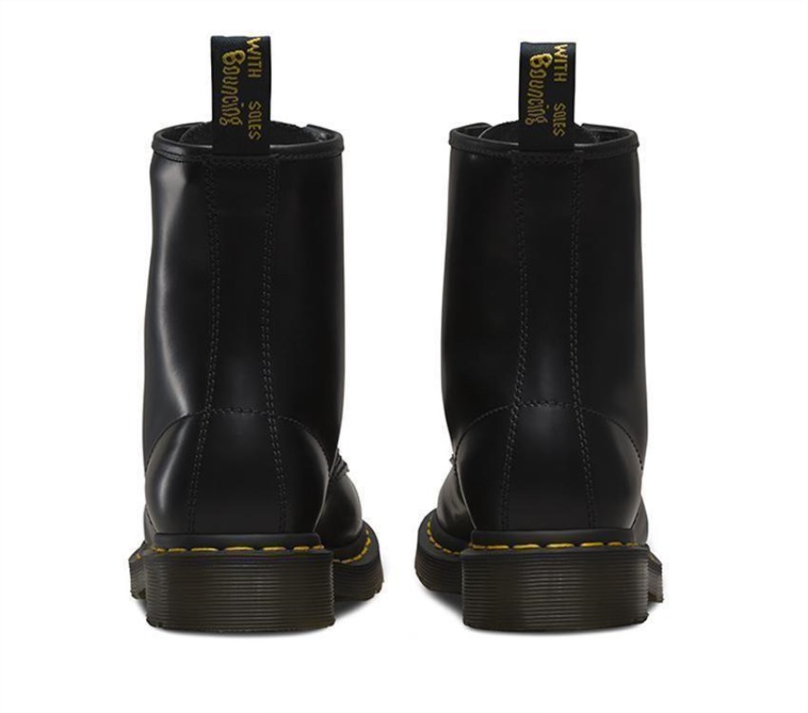 Sort Glatt Dr.martens Norge 1460 Glatt