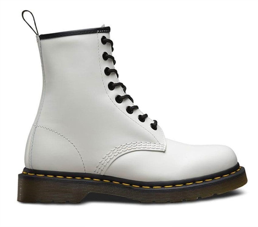 Dr.martens Norge 1460 Glatt Hvit Glatt