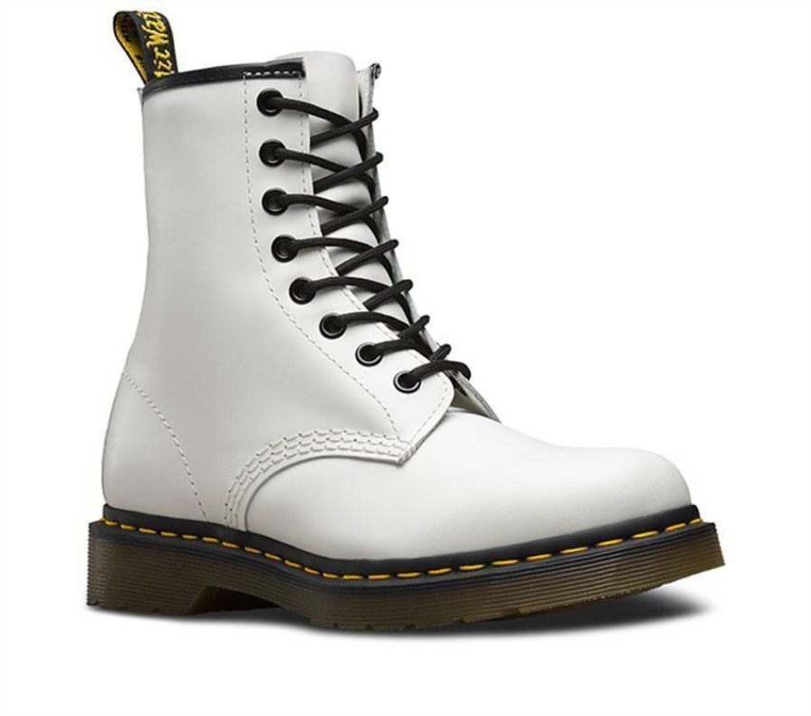 Dr.martens Norge 1460 Glatt Hvit Glatt
