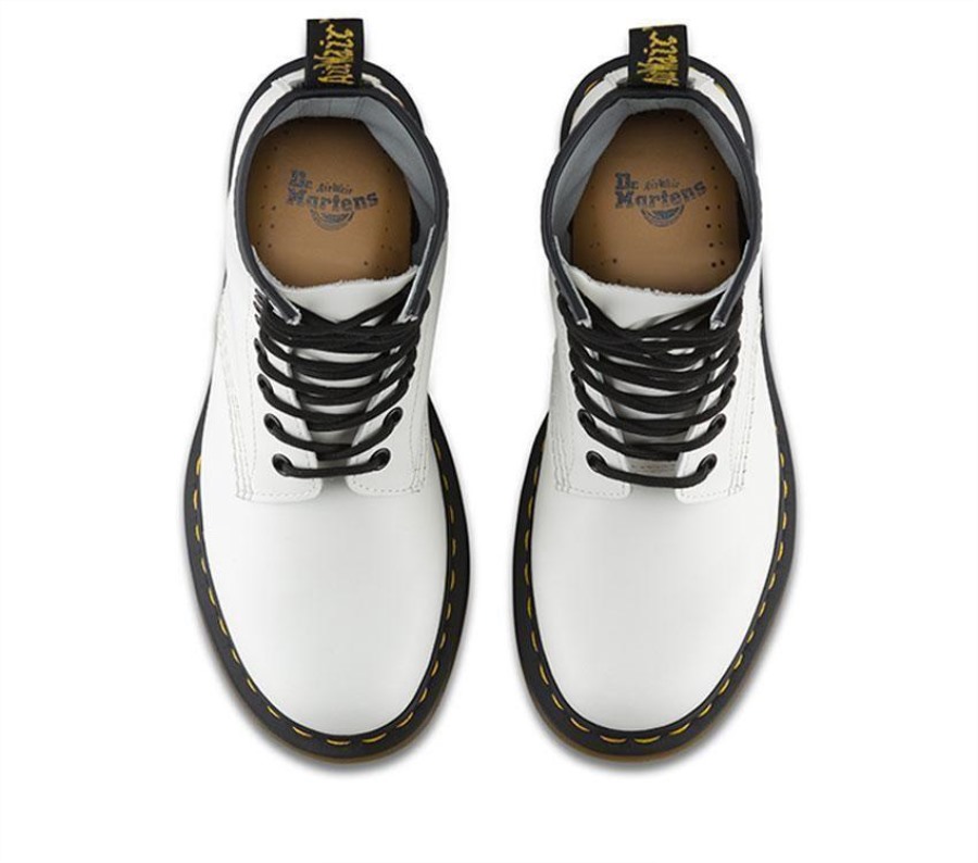 Dr.martens Norge 1460 Glatt Hvit Glatt