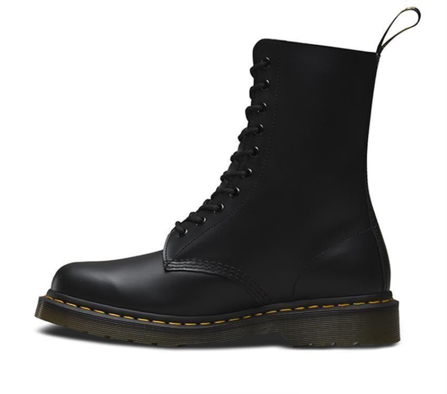 Dr.martens Norge 1490 Glatt Sort Glatt
