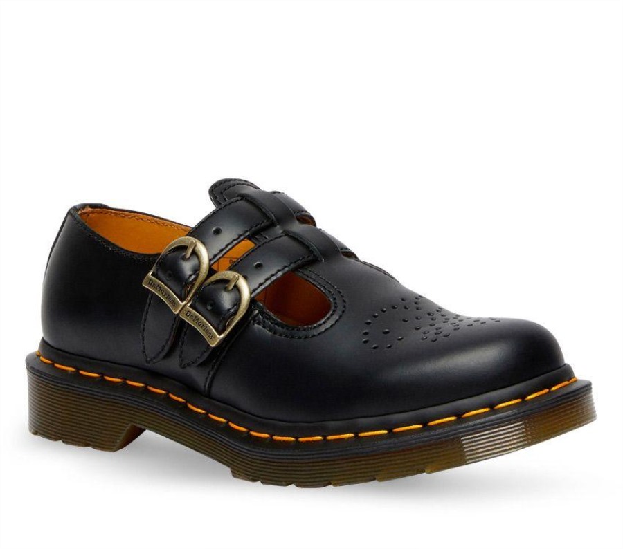 8065 Mary Jane Dr.martens Norge Sort Glatt