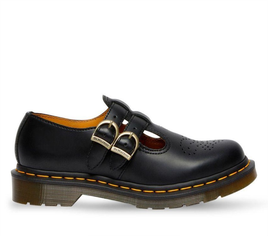 8065 Mary Jane Dr.martens Norge Sort Glatt