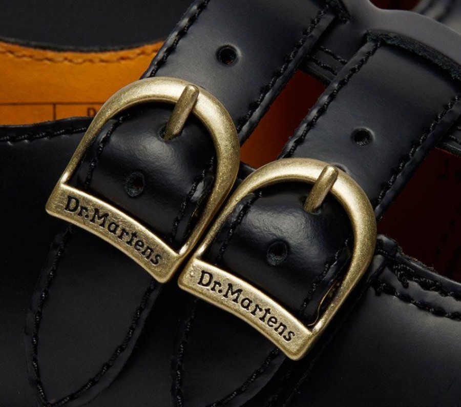 8065 Mary Jane Dr.martens Norge Sort Glatt