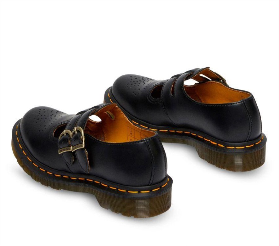 8065 Mary Jane Dr.martens Norge Sort Glatt