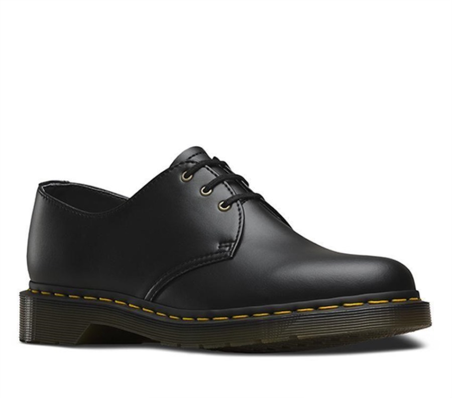 Vegan 1461 Dmc 3 Eye Shoe Dr.martens Norge Black Felix Rub Off