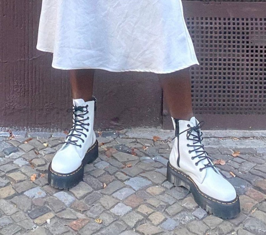 Jadon Dr.martens Norge Hvit Glatt