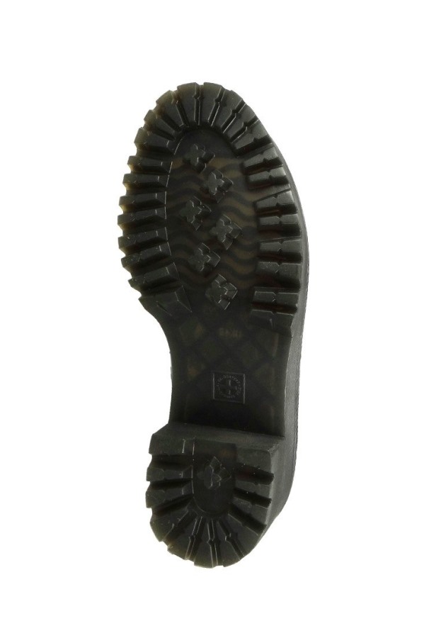 Sorte Dr.martens Norge Leona Ankelstøvletter Med Snøre