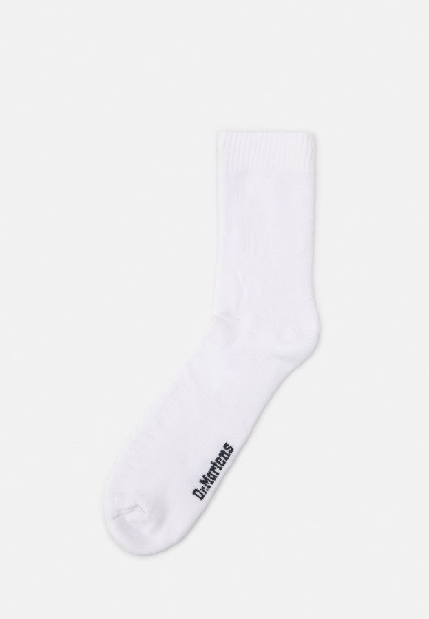 Hvit Dr.martens Norge Double Doc Sokk Unisex Sokker