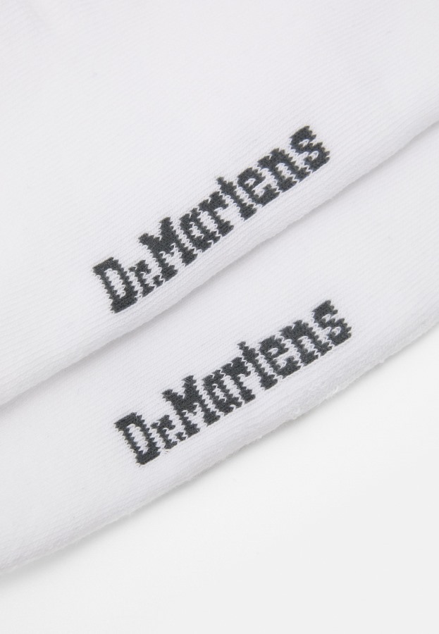 Hvit Dr.martens Norge Double Doc Sokk Unisex Sokker