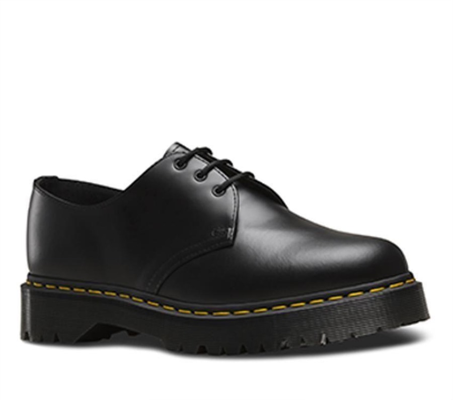Sort Glatt Dr.martens Norge 1461 Bex