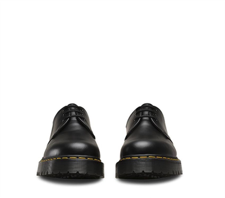 Sort Glatt Dr.martens Norge 1461 Bex