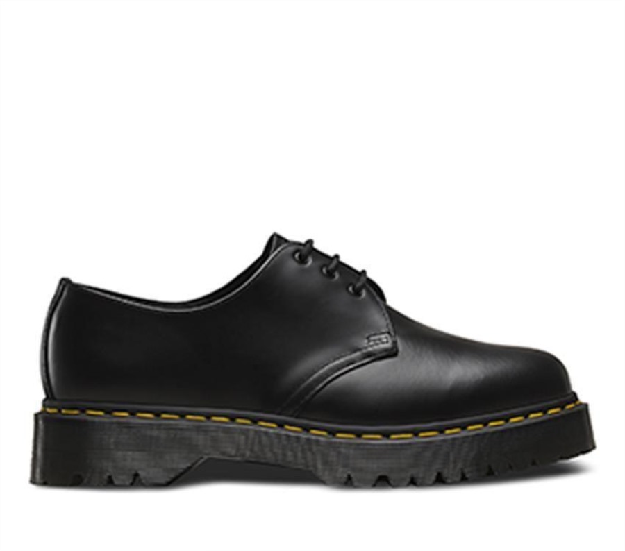 Sort Glatt Dr.martens Norge 1461 Bex