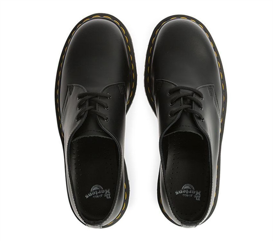 Sort Glatt Dr.martens Norge 1461 Bex