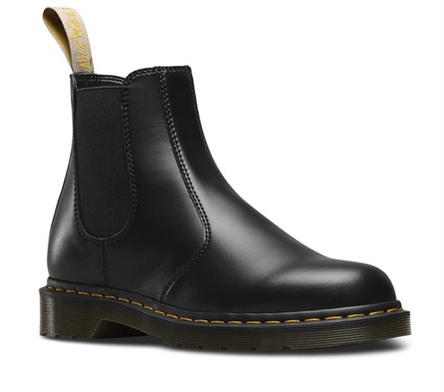 Vegan 2976 Chelsea Dr.martens Norge Black Felix Rub Off