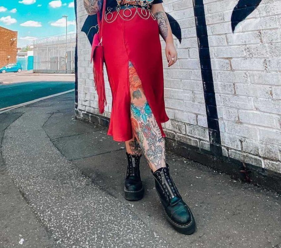 Sinclair Dr.martens Norge Black Aunty Sally