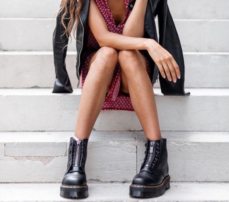 Sinclair Dr.martens Norge Black Aunty Sally