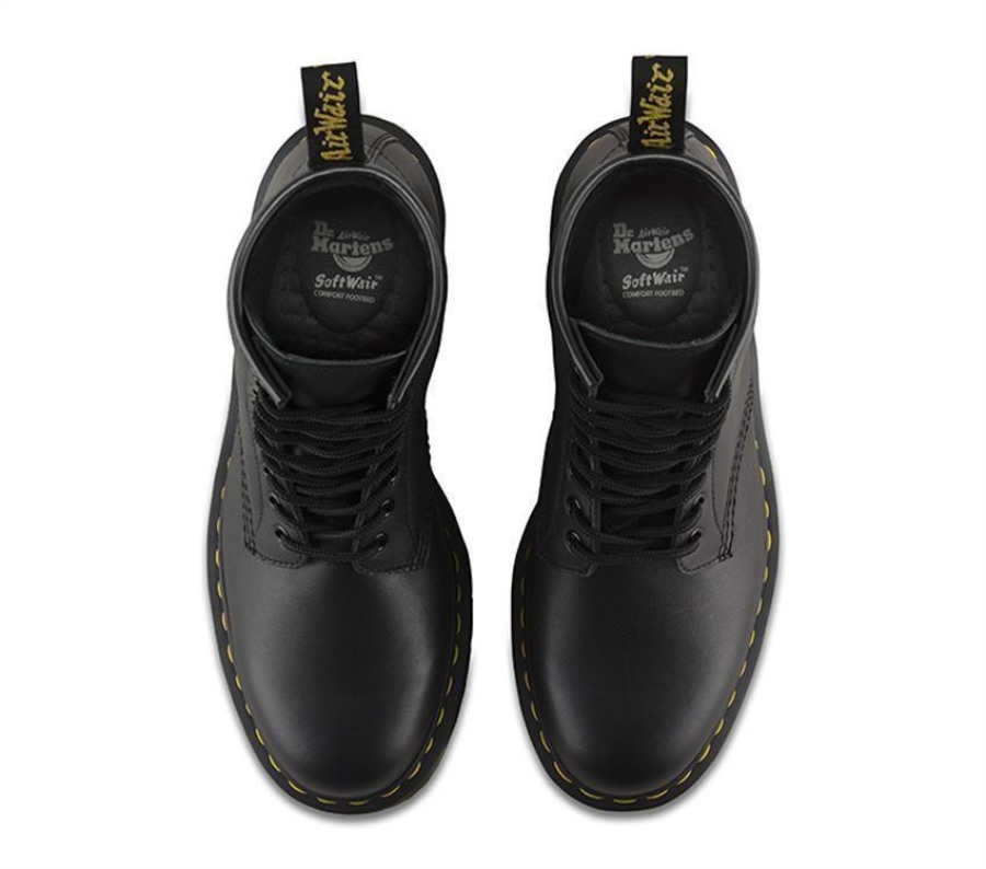 1460 Sklisikre Dr.martens Norge Black Industrial Full Grain