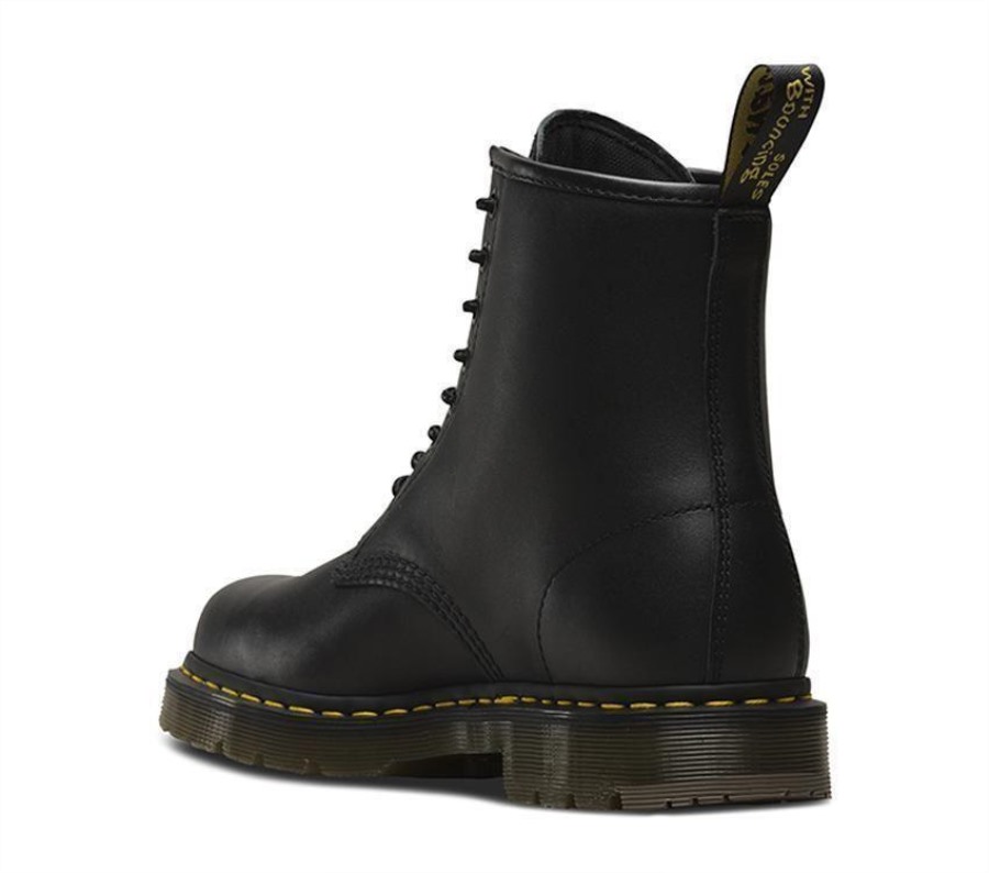 1460 Sklisikre Dr.martens Norge Black Industrial Full Grain