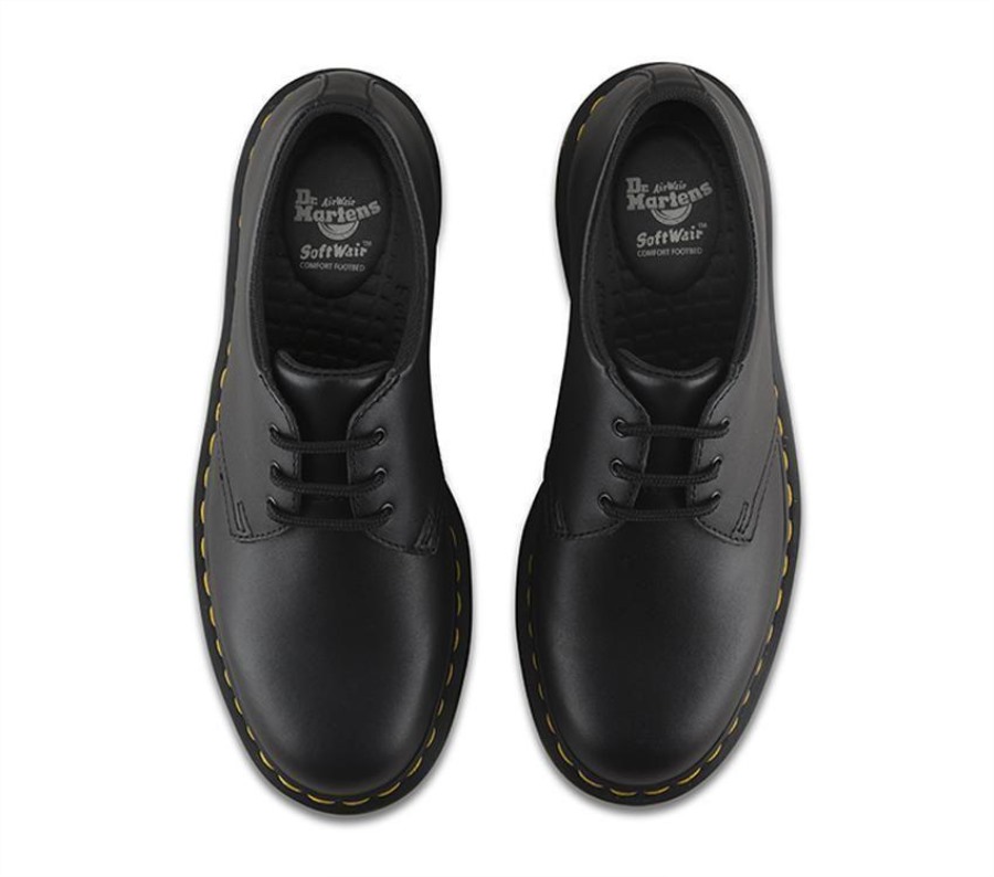 Sort Industri Fullkorn Dr.martens Norge 1461 Sklisikre