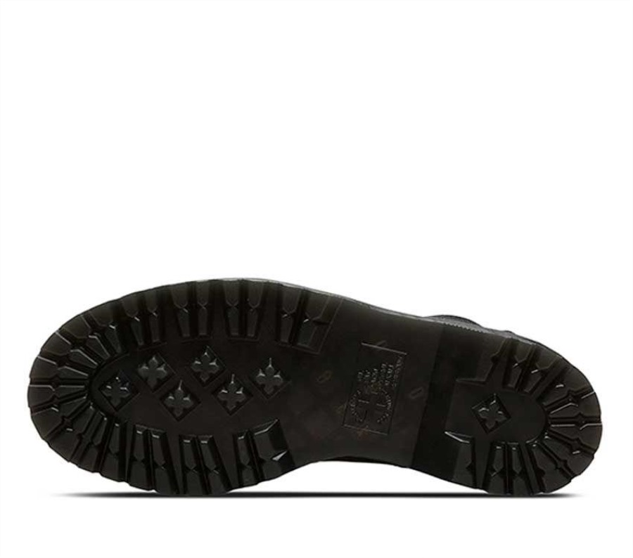 Sort Polert Glatt Dr.martens Norge 2976 Quad