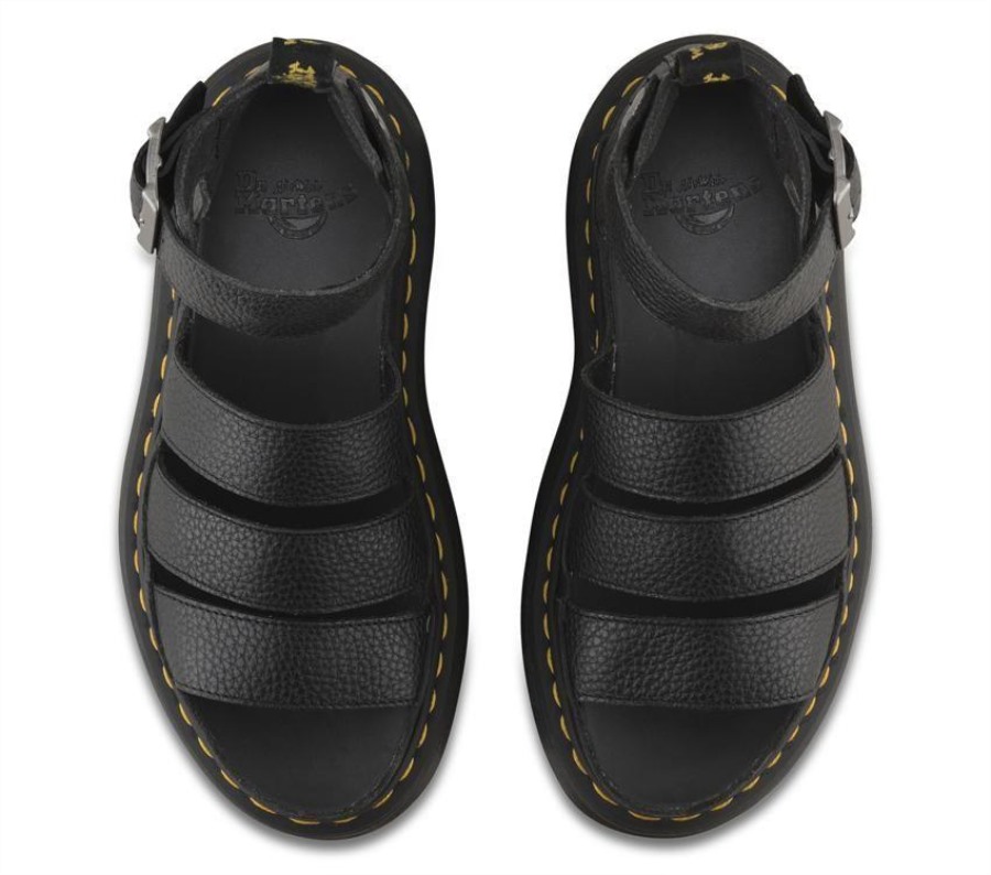 Dr.martens Norge Clarissa Ii Quad Black Milled Nappa