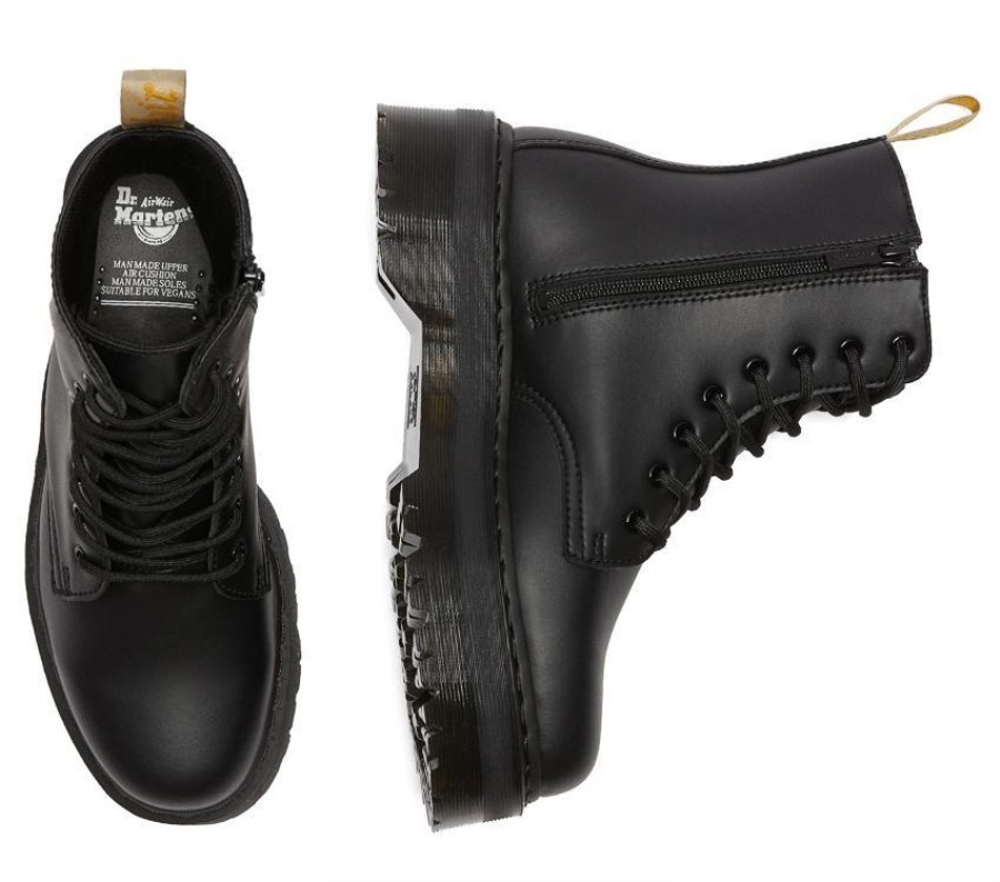 Dr.martens Norge Jadon Ii Mono Vegan Black Felix Rub Off