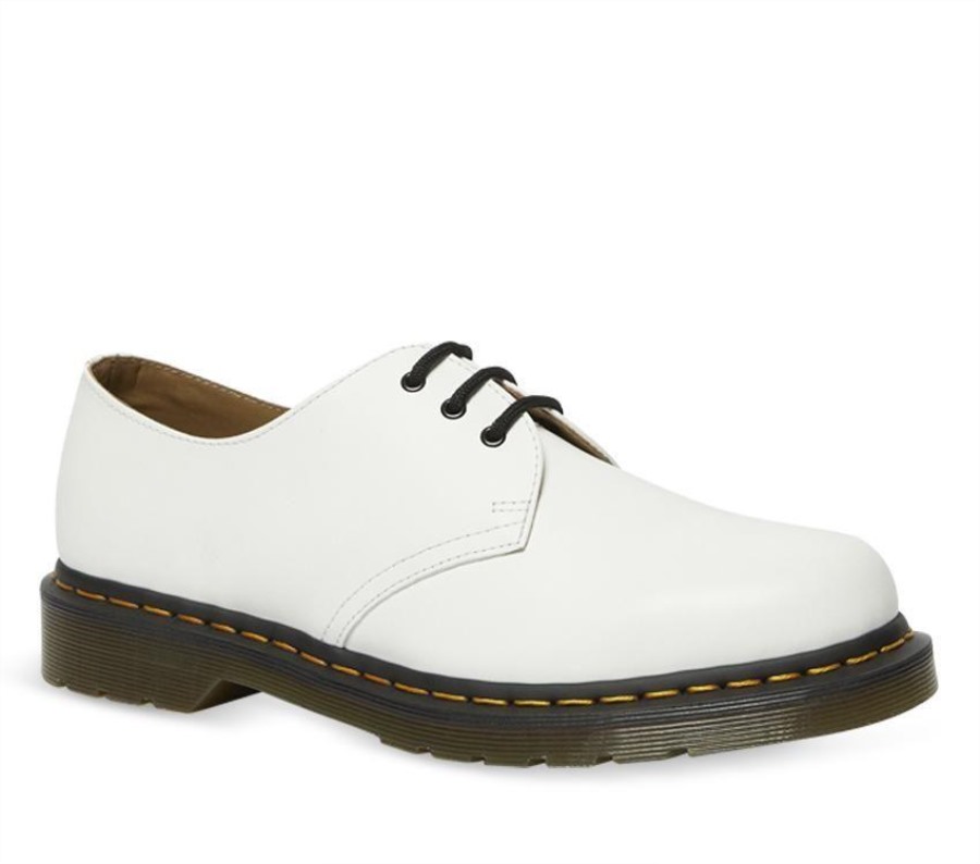 1461 Glatt Oxford Sko Dr.martens Norge Hvit Glatt
