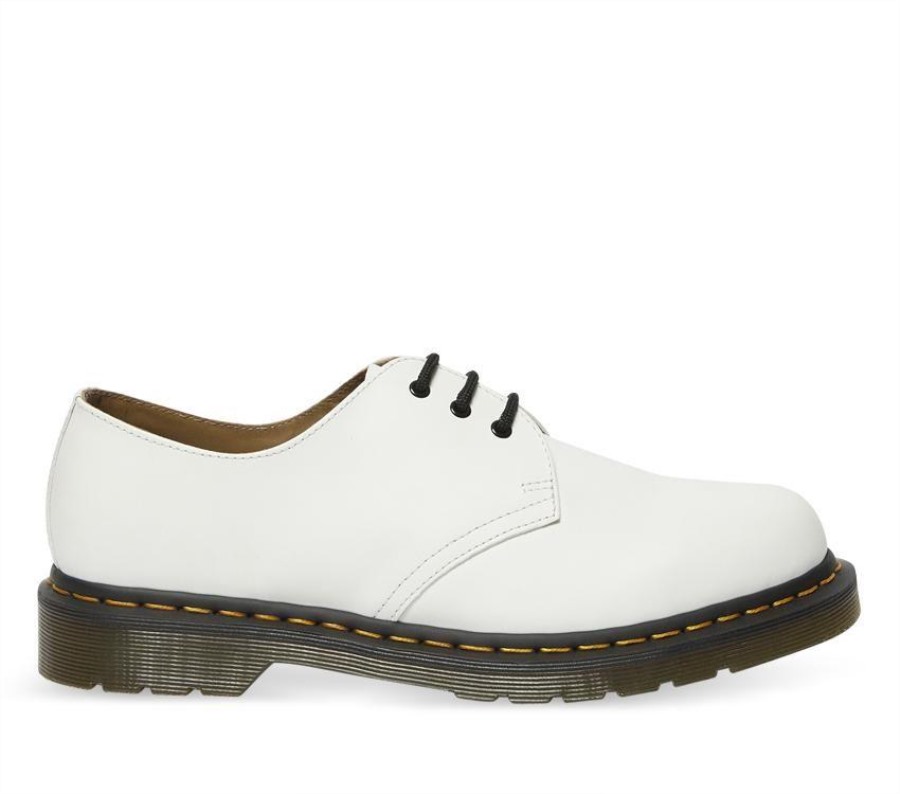 1461 Glatt Oxford Sko Dr.martens Norge Hvit Glatt