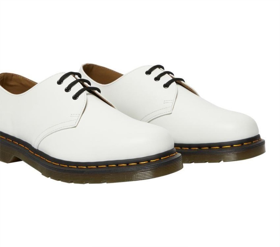 1461 Glatt Oxford Sko Dr.martens Norge Hvit Glatt