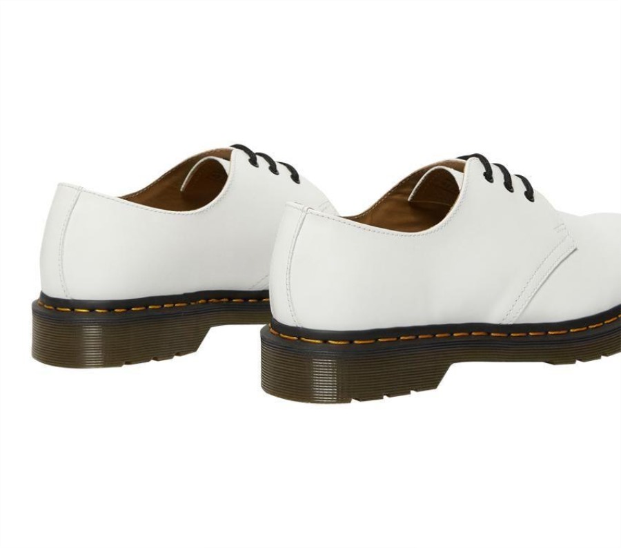 1461 Glatt Oxford Sko Dr.martens Norge Hvit Glatt