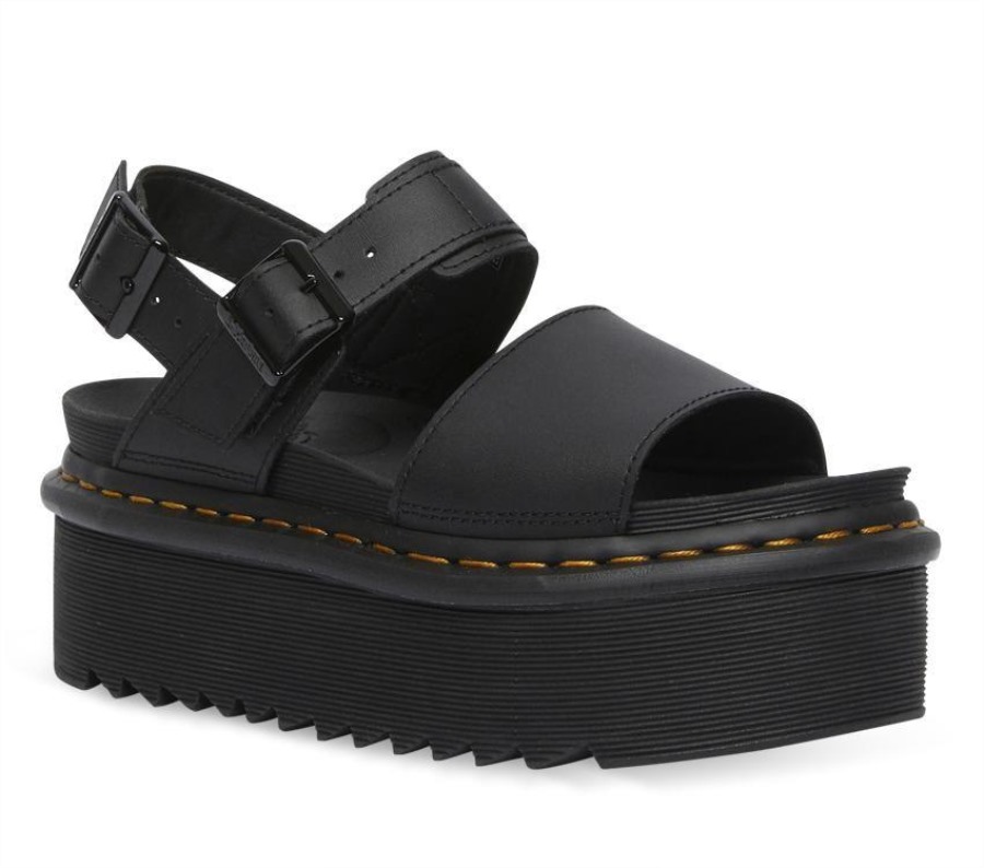 Black Hydro Dr.martens Norge Voss Quad Sandal