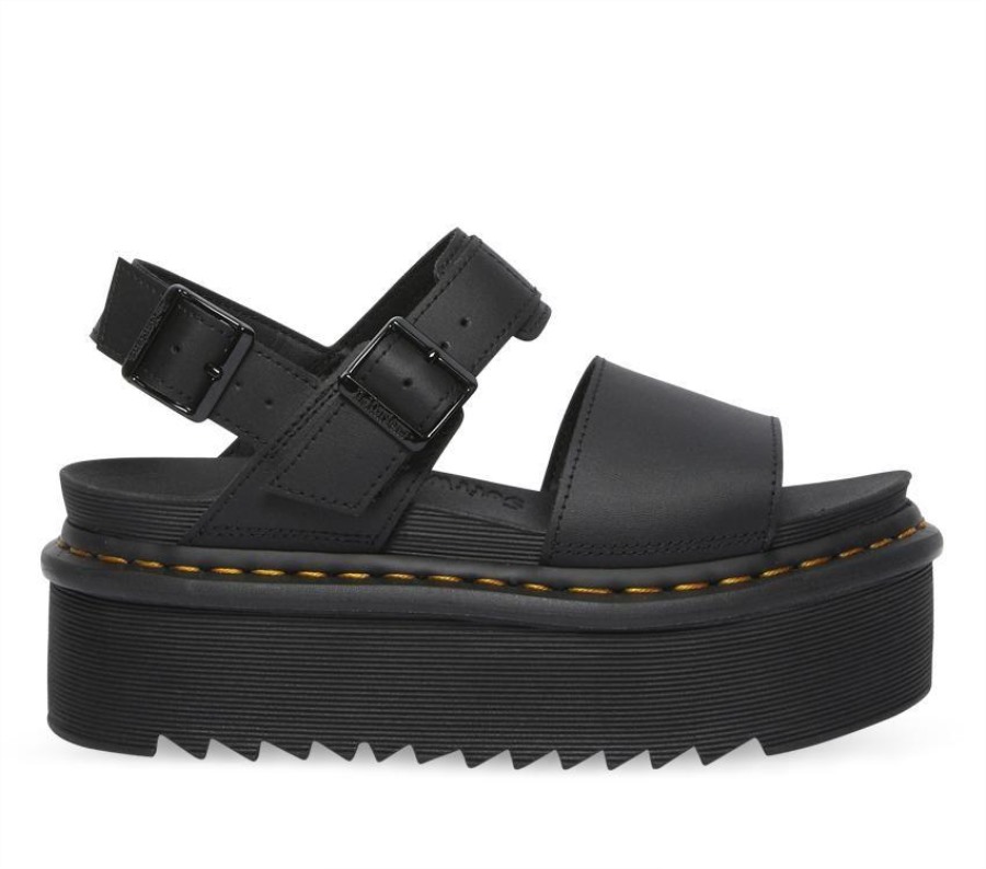 Black Hydro Dr.martens Norge Voss Quad Sandal
