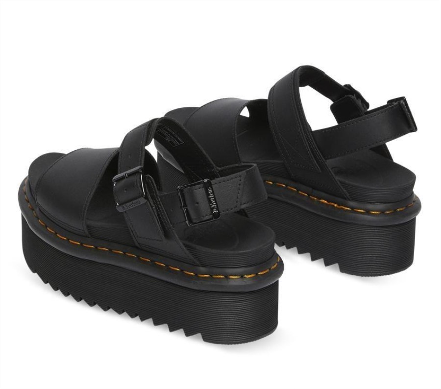 Black Hydro Dr.martens Norge Voss Quad Sandal