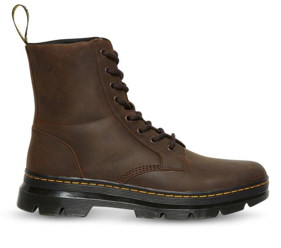 Kammer Crazy Horse Boot Dr.martens Norge Mørkebrun Crazy Horse