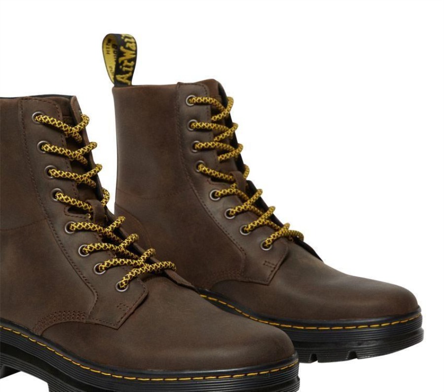 Kammer Crazy Horse Boot Dr.martens Norge Mørkebrun Crazy Horse