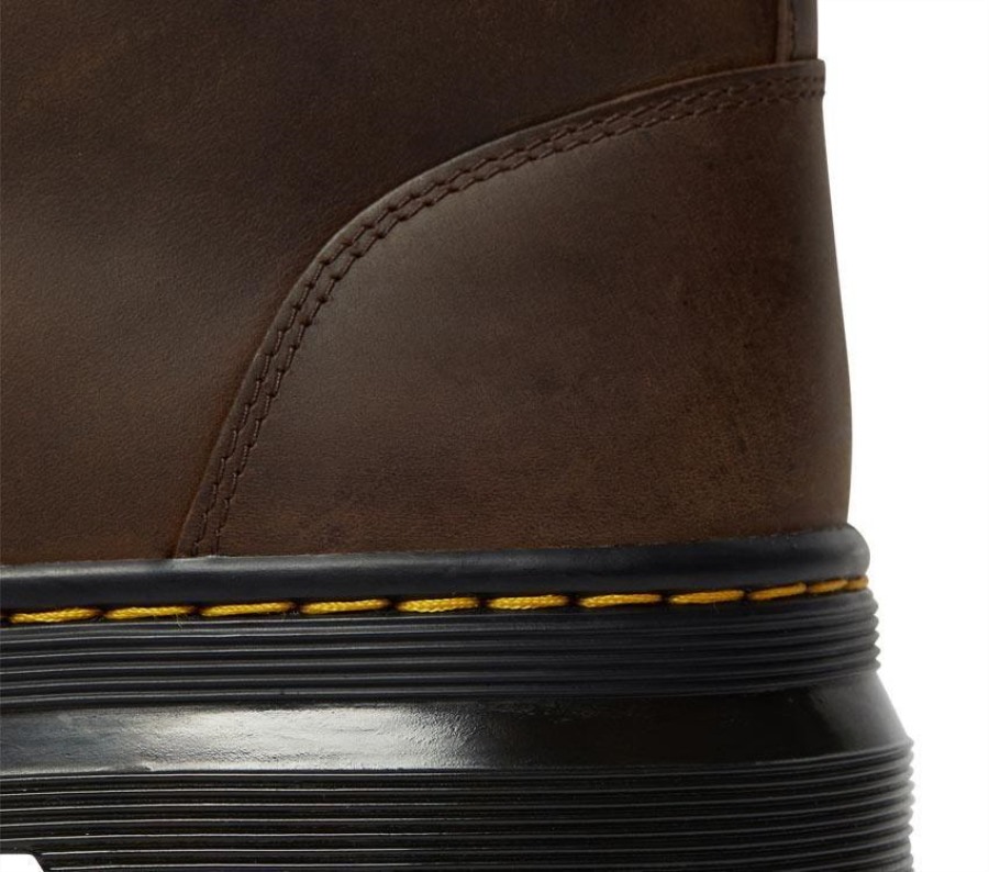 Kammer Crazy Horse Boot Dr.martens Norge Mørkebrun Crazy Horse