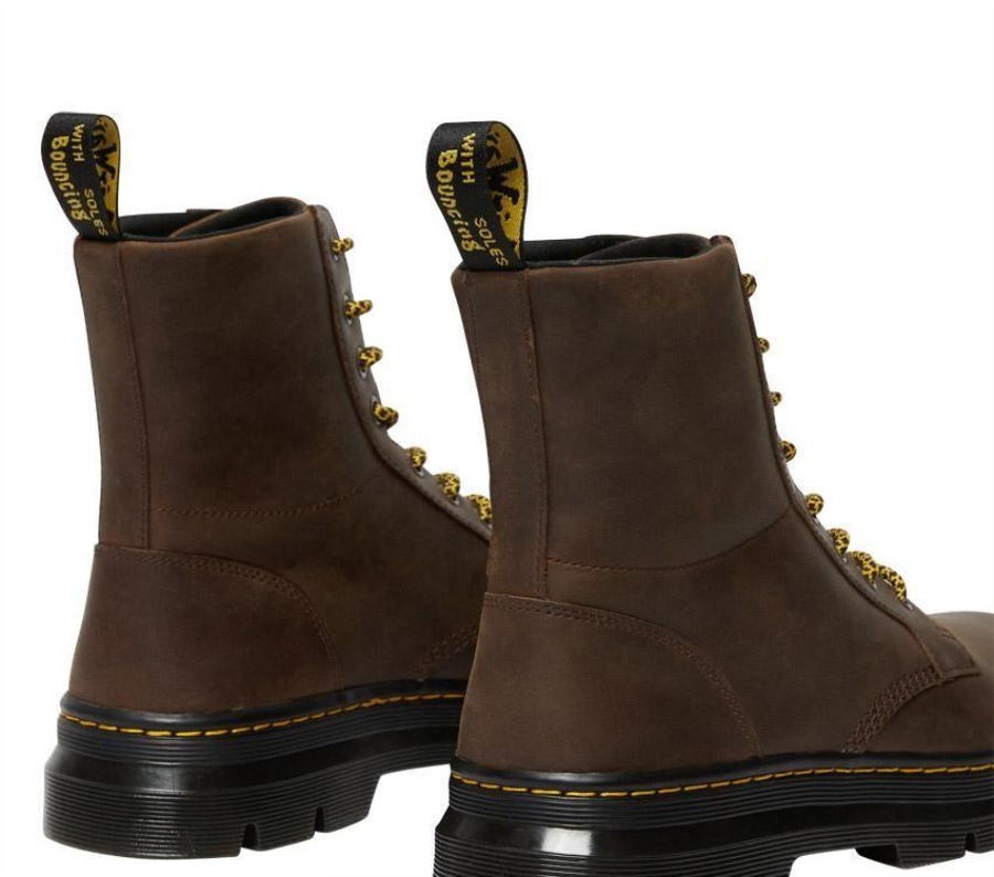 Kammer Crazy Horse Boot Dr.martens Norge Mørkebrun Crazy Horse