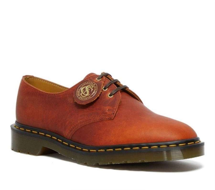 Dr.martens Norge 1461 Oljeskinn Oxford Mørk Brun