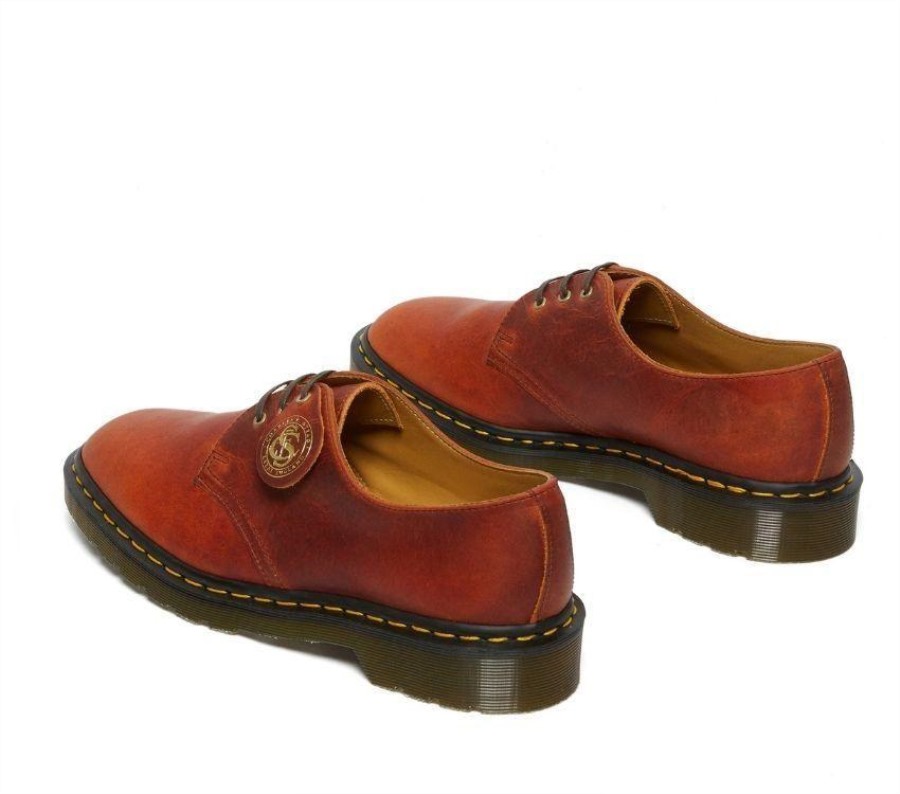Dr.martens Norge 1461 Oljeskinn Oxford Mørk Brun