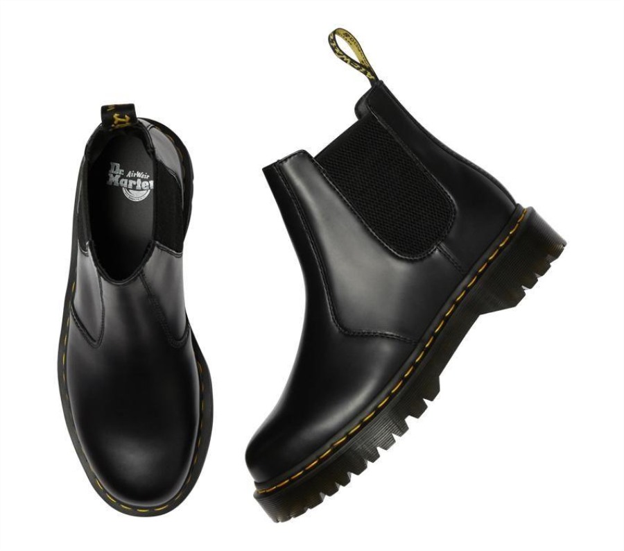 Dr.Martens Norge 2976 Bex Chelsea Boot Black Glatt