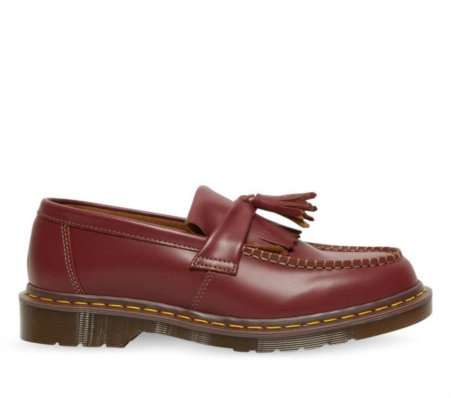Dr.martens Norge Adrian Dusk Loafer Oxblood Quilon