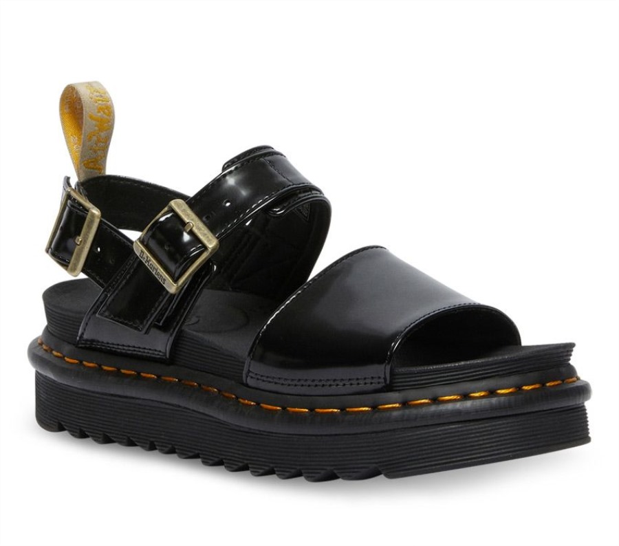 Dr.martens Norge Vegan Voss Strap Sandal Black