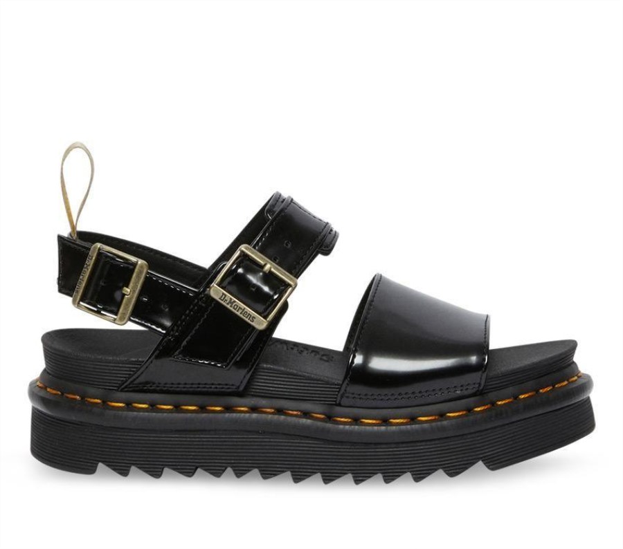 Dr.martens Norge Vegan Voss Strap Sandal Black