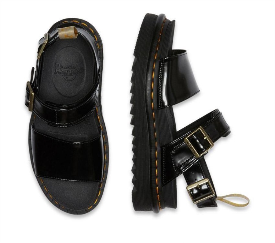 Dr.martens Norge Vegan Voss Strap Sandal Black