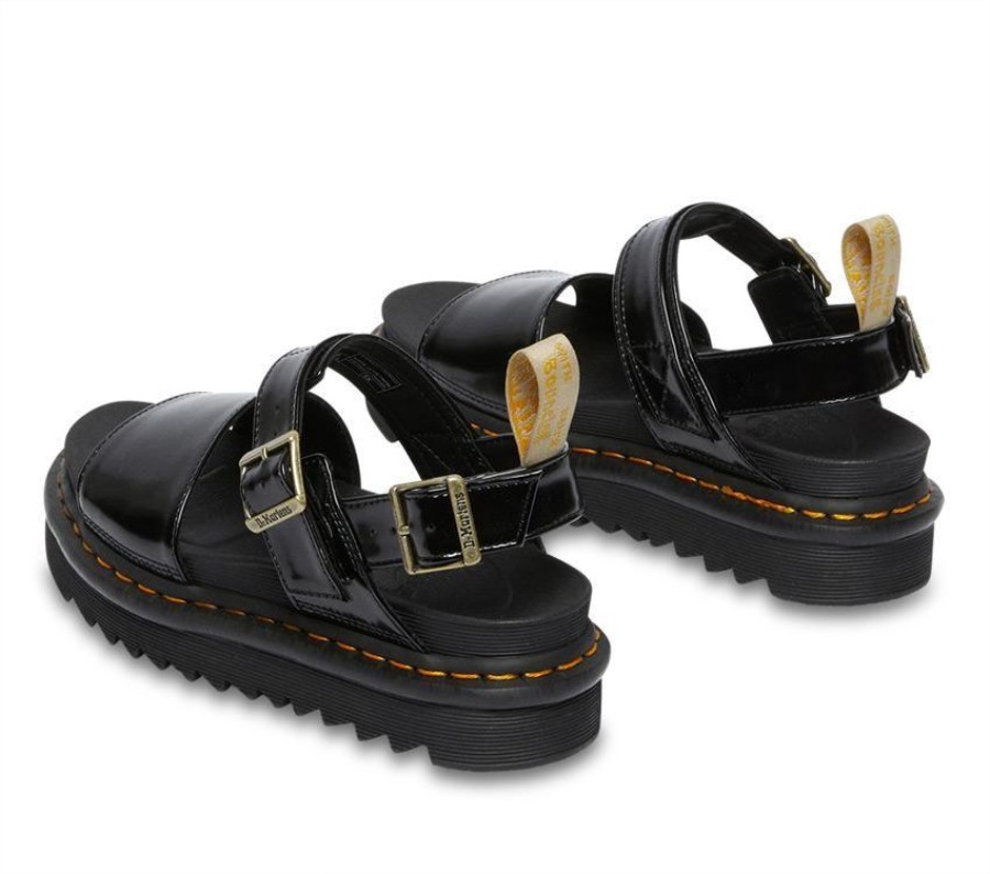 Dr.martens Norge Vegan Voss Strap Sandal Black